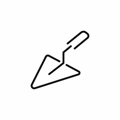 trowel cement construction tool icon