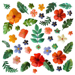 Poster - seamless floral pattern