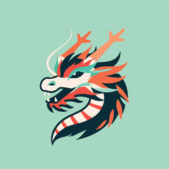 Dragon in cartoon, doodle style. Image for t-shirt, web, mobile apps and ui. Isolated 2d vector illustration in logo, icon, sketch style, Eps 10. AI Generative