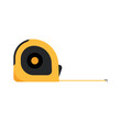 Tape Measure for Accurate Measurements in Construction, Handyman Tool, Vector Flat Illustration Design