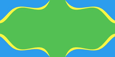 Wall Mural - background with green, blue and yellow