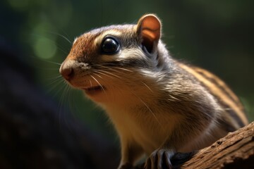 Sticker - close-up of a curious squirrel