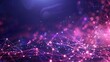 © Salman - A backdrop of soft glowing purple and pink connections forming a tranquil plexus pattern over a dark violet base designed with a significant amount of space for text on the right side