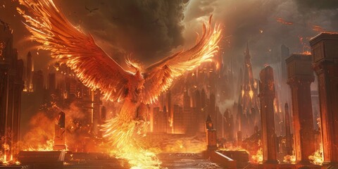 Wall Mural - Rise of the Phoenix