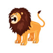 lion wildlife design