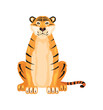 tiger animal isolated