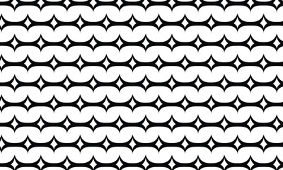 Wall Mural - abstract simple black geometric horizontal line pattern.