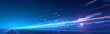 © Da - Futuristic 3D Motion Traces with High-Speed Light Beams on Blue, Purple, Red, and Yellow Background | 4K HD Wallpaper,3d render motion line of speed and power or light trails. High-speed light with 5g