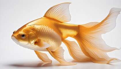 Wall Mural - goldfish in aquarium