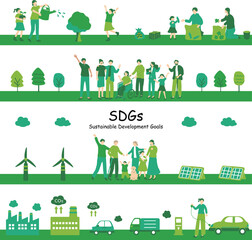 Wall Mural - SDGs　持続可能な社会　シームレス素材集