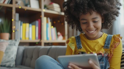 Sticker - A Smiling Woman Using Smartphone