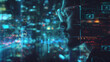 © Zubenko Oleksii - AI cyber security threat illustration, IT specialist analyzing data information technology, augmented reality artificial intelligence collage, copy space - Generated by Generative AI