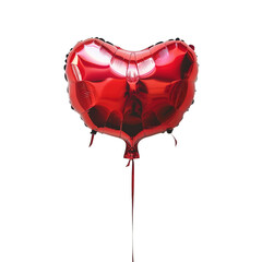 Canvas Print - red heart balloon