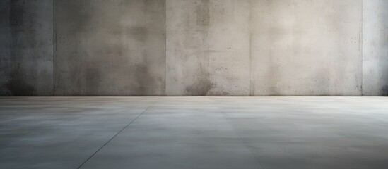Poster - The concrete flooring provides a blank canvas for a copy space image