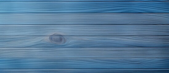 Leinwandbilder - A seamless blue wood floor texture with ample copy space image