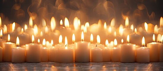 Leinwandbilder - Copy space image of candles
