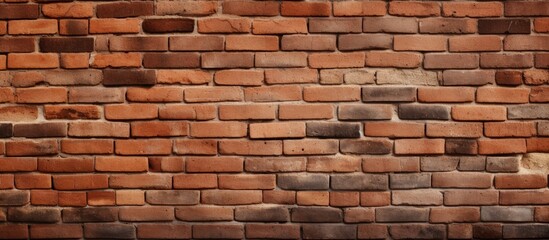 Poster - Ideal brick wall background size for cover page with copy space image