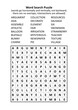 Word search puzzle (general knowledge, family friendly, words ARGUMENT - VILLAGE). Answer included.
