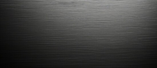 Leinwandbilder - A copy space image with a textured pattern background in black and silver depicting a stainless steel texture