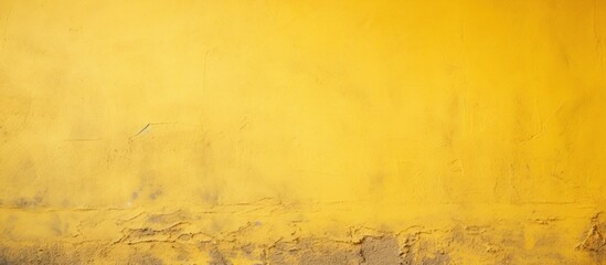Aufkleber - Yellow concrete wall with a textured surface serving as a vibrant backdrop for the copy space image