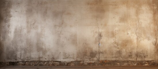 Aufkleber - The shabby light background of the old cement wall has a large rough plaster texture perfect for a copy space image 127 characters
