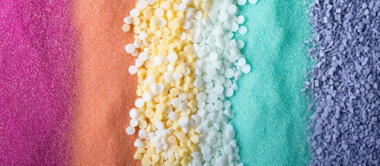 Aufkleber - Colorful sprinkles of sugar created specifically for decorating bakery goods Copy space image
