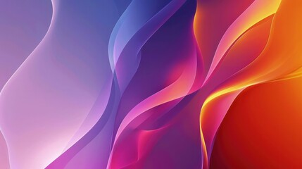 Sticker - Abstract dreamy lines background.