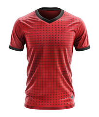 Wall Mural - soccer jersey mockup template with front view, generated ai