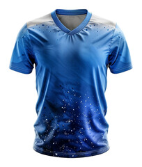 Wall Mural - soccer jersey mockup template with front view, generated ai