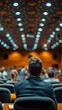 ©  Green Creator - Abstract blurred photo of conference hall or seminar room with attendee background, DSLR camera, 28mm lens, Aperture f/3.5, Shutter speed 1/125 sec, ISO 200