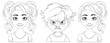 © GraphicsRF - Vector illustration of children showing different emotions