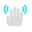 © Totto House - Editable hand wave vector icon. Part of a big icon set family. Perfect for web and app interfaces, presentations, infographics, etc