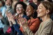 © viktorbond - Audience Applauding Speaker At Business Conference
