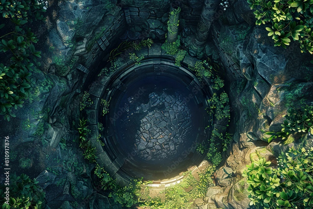 DnD Battlemap underground, crystal, spectral, exploration, mystical ...