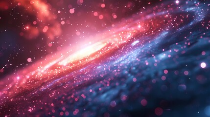 Digital technology orbit future galaxy illustration poster background