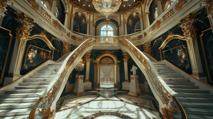 Staircase in an old palace