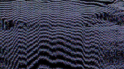 Wall Mural - glitch noise static television vfx. visual video effects stripes background, crt tv screen no signal