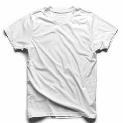 Wall Mural - portrait of Blank t-shirt mockup