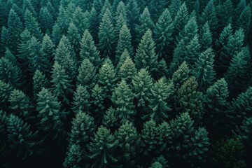 Wall Mural - beautiful green forest on a sunny day professional photography