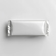 Blank snack bar mockup isolated on white background