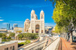 City of Marseille Cathedral and cityscape view