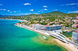 Sainte Maxime beach and coastline aerial view