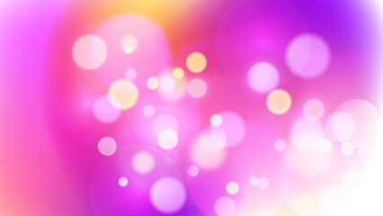Aufkleber - Bokeh lights. Blurred circle shapes. Abstract light effect. Vector illustration.