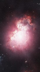 Wall Mural - Beautiful landscapes of space. Vertical video.