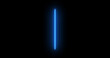 © PhoenixStock - Single blue neon line light animated seamless loop.Technology background building asset fluorescent light rods nightclub retro style party bg. Psychedelic simple cyber tech shiny illuminated.