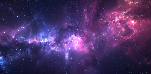 Wall Mural - nebula, space and star galaxy with background of universe for adventure, exploration or fantasy. cos