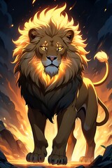 Wall Mural - lion 