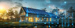 Next-Gen Housing: Solar Panels and Smart Interfaces