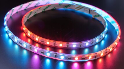 Sticker - Host a holiday craft night, with LED strips providing a colorful backdrop for your creative DIY projects and