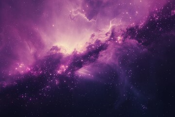 mesmerizing purple and blue space filled with stars in a cosmic nebula, a mesmerizing purple nebula 